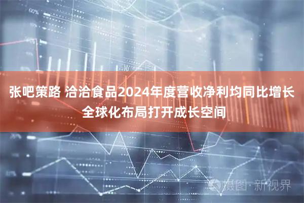 张吧策路 洽洽食品2024年度营收净利均同比增长 全球化布局打开成长空间